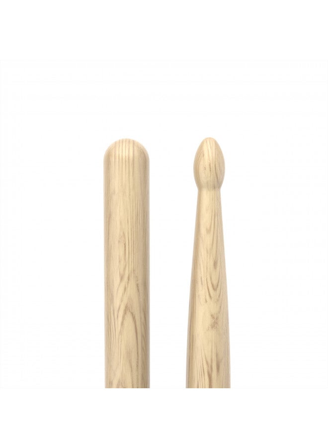 ProMark Drum Sticks - Classic Attack 5A Shira Kashi Oak Drumsticks, Oval Wood Tip, One Pair - Image 3