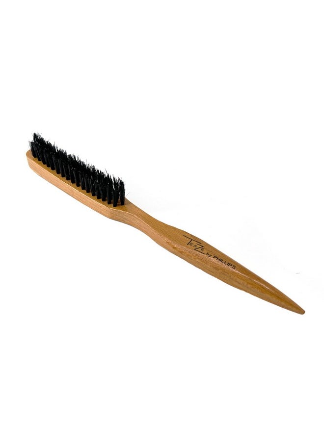 Phillips Brush Phillip Brush Teaze Ultimate Teasing & Detangling Brush Lightweight Concave Wood Ergonomic Hair Brush  - Image 5