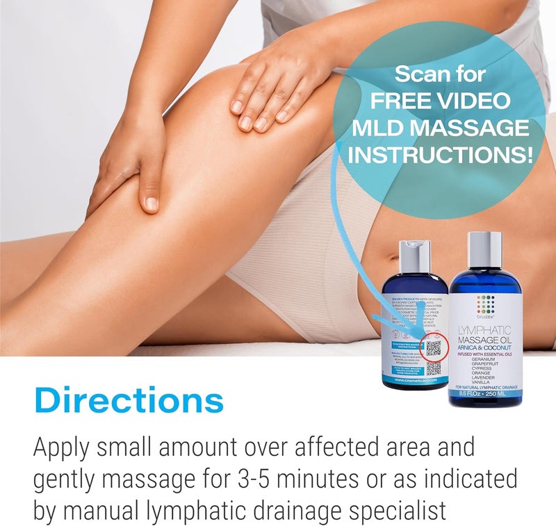 Bruizex Lymphatic Drainage Massage Oil with Arnica Oil  Coconut for Post Surgery Recovery  Lymphatic Drainage Massager Liposuction 360 Lipo BBL After Tummy Tuck Surgery Items Fibrosis Treatment 85 Oz - Image 5