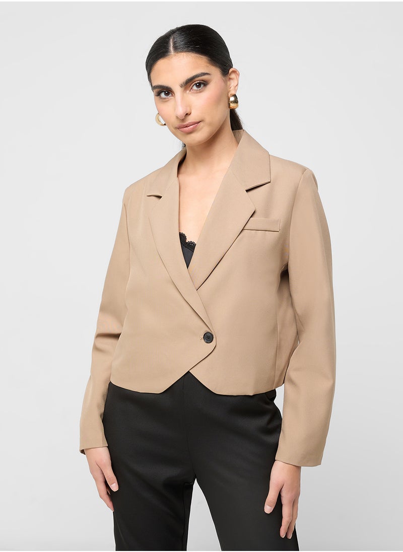 ELLA - Cropped Blazer - Image 1