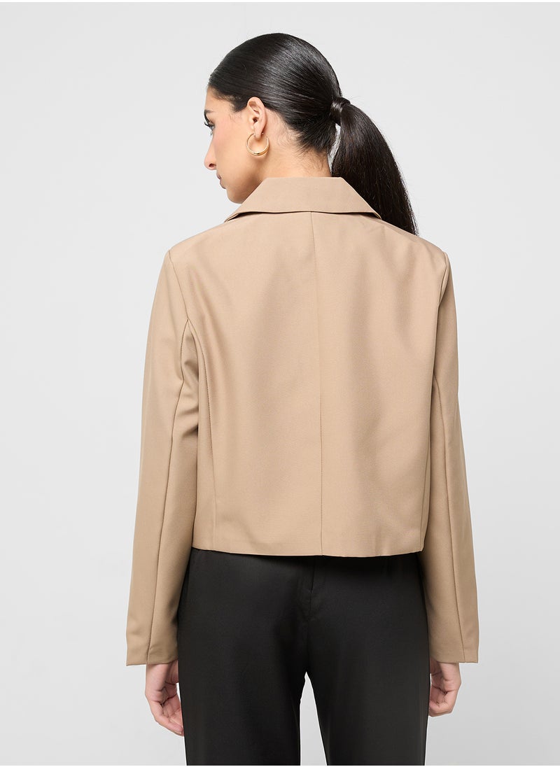 ELLA - Cropped Blazer - Image 1
