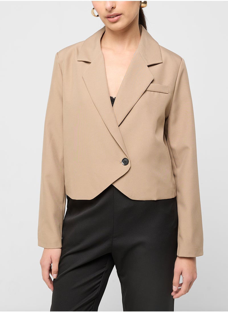 ELLA - Cropped Blazer - Image 1
