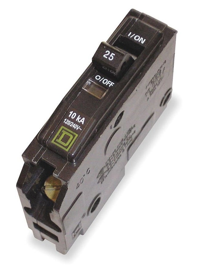 SQUARE D PRODUCTS SQU QO125 1P 25AMP 120/240VAC Circuit Breaker