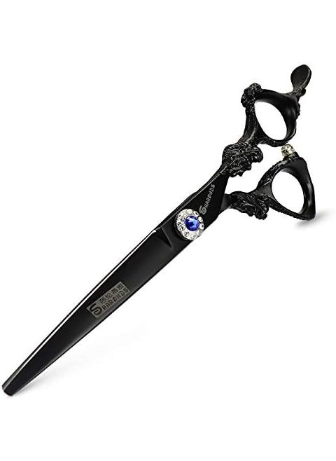 SHARONDS - 6/7 inch Hairdressing Scissors Set Barber Shop Hair Beauty Shears Styling Tools (6-inch flat) - Image 1