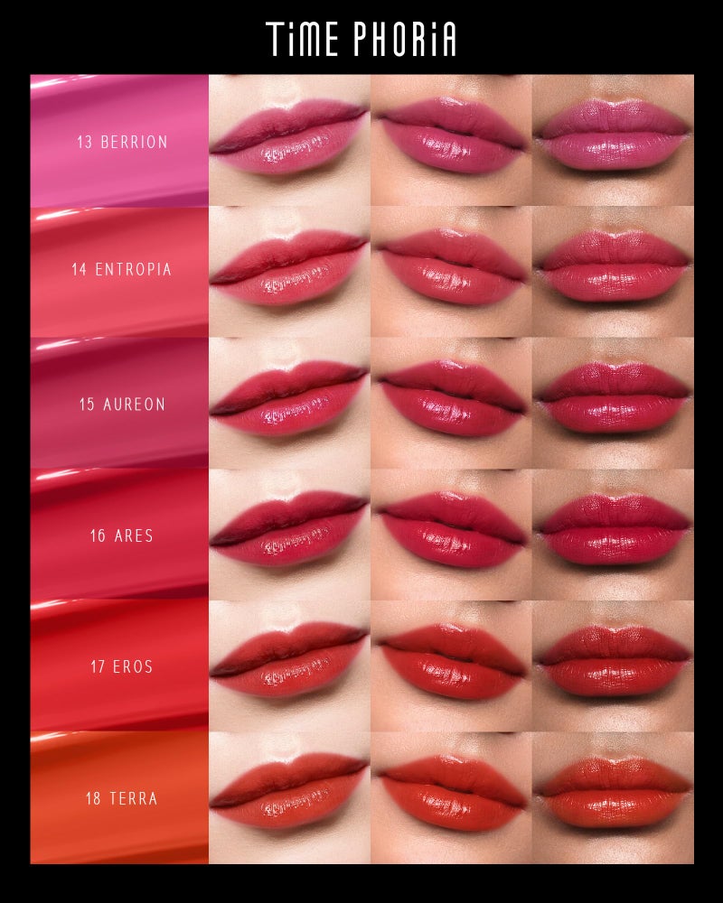TIMEPHORIA تلوين الشفاه TIMEPHORIA ستيلار داست 06 نيروز، غير قابل للنقل وغير قابل للتلطيخ، لمسة لامعة بلون وردي، لمسة لامعة ملونة عالية الصبغة، لون نابض بالحياة، مكياج شفاه مرطب وخفيف وطويل الأمد للنساء - Image 5
