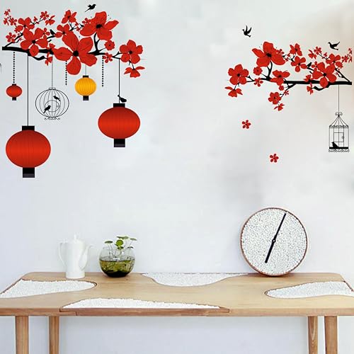 Sticker Studio Vinyl Reusable Self-Adhesive Tree with Lamp Wall Sticker | Multicolour Design | Easy to Apply & Remove | Perfect for Kids’ Rooms, Living Rooms, and Play Areas | (Pack of 1) - Image 4