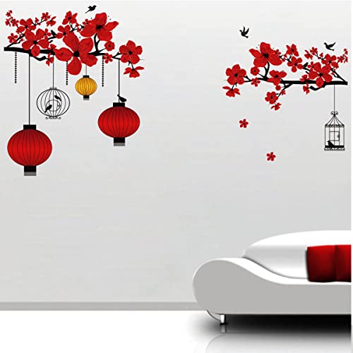 Sticker Studio Vinyl Reusable Self-Adhesive Tree with Lamp Wall Sticker | Multicolour Design | Easy to Apply & Remove | Perfect for Kids’ Rooms, Living Rooms, and Play Areas | (Pack of 1) - Image 5