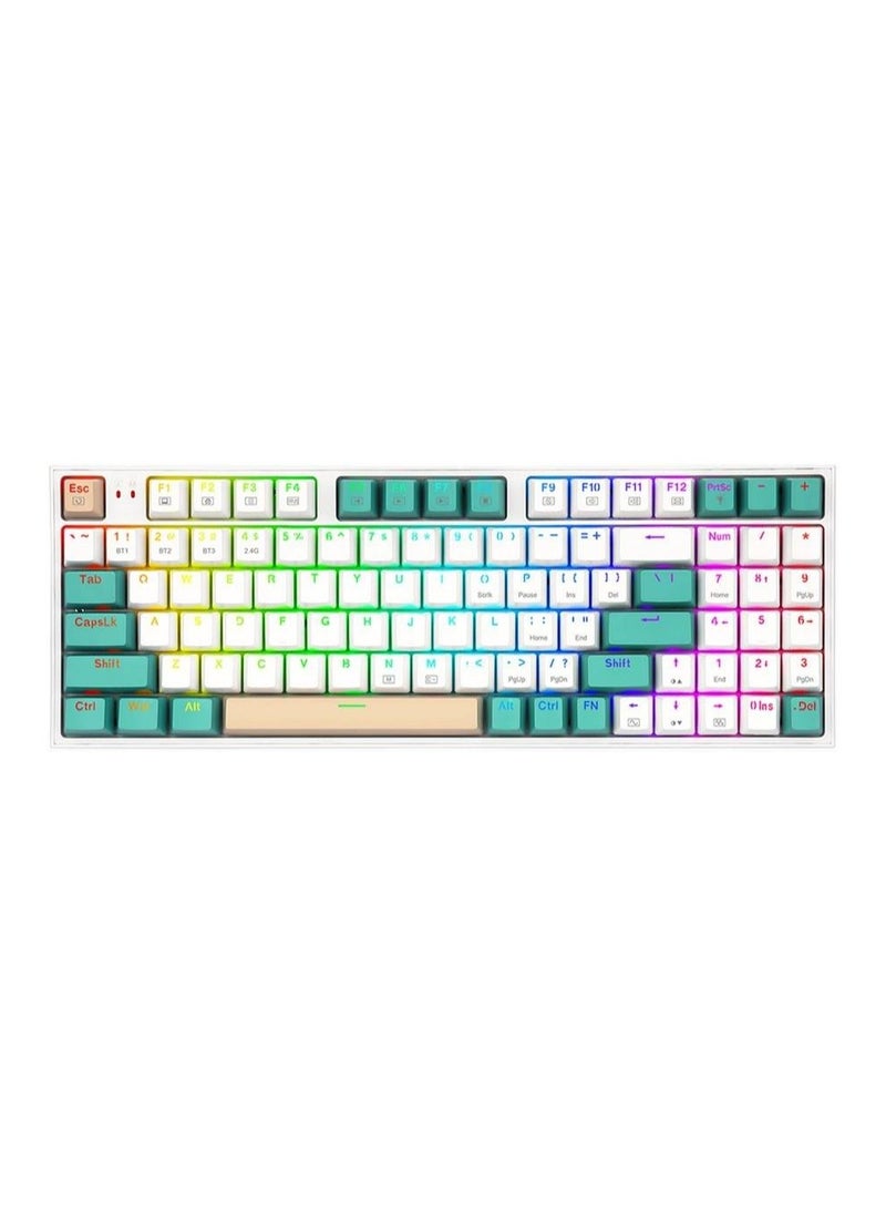 ريدراجون Redragon VEIGAR K643 90% RGB Mechanical Gaming Keyboard, 94 Keys  - Image 1