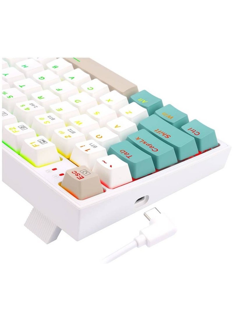ريدراجون Redragon VEIGAR K643 90% RGB Mechanical Gaming Keyboard, 94 Keys  - Image 3
