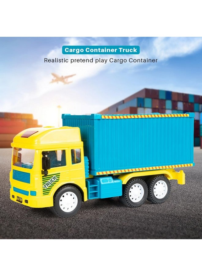 RATNA'S MY FIRST WHEELS Ratna's Cargo Container Truck Friction Powered Big Size Plastic Toy Vehicle for Kids - Image 3