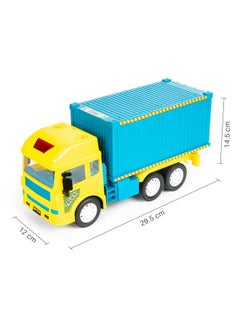RATNA'S MY FIRST WHEELS Ratna's Cargo Container Truck Friction Powered Big Size Plastic Toy Vehicle for Kids  - Image 4