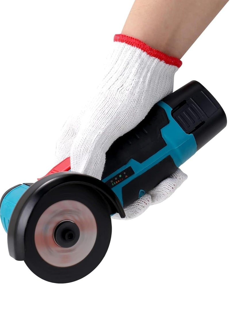 12V mini rechargeable wireless polishing machine with lithium battery and charger, 76MM diameter grinding wheel mini Angle grinder set - Image 1