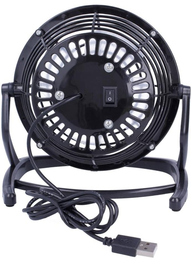 Generic Portable Mini USB Desk Fan – Quiet Operation – Compact Cooling Fan for Computer or Office – Black  - Image 2