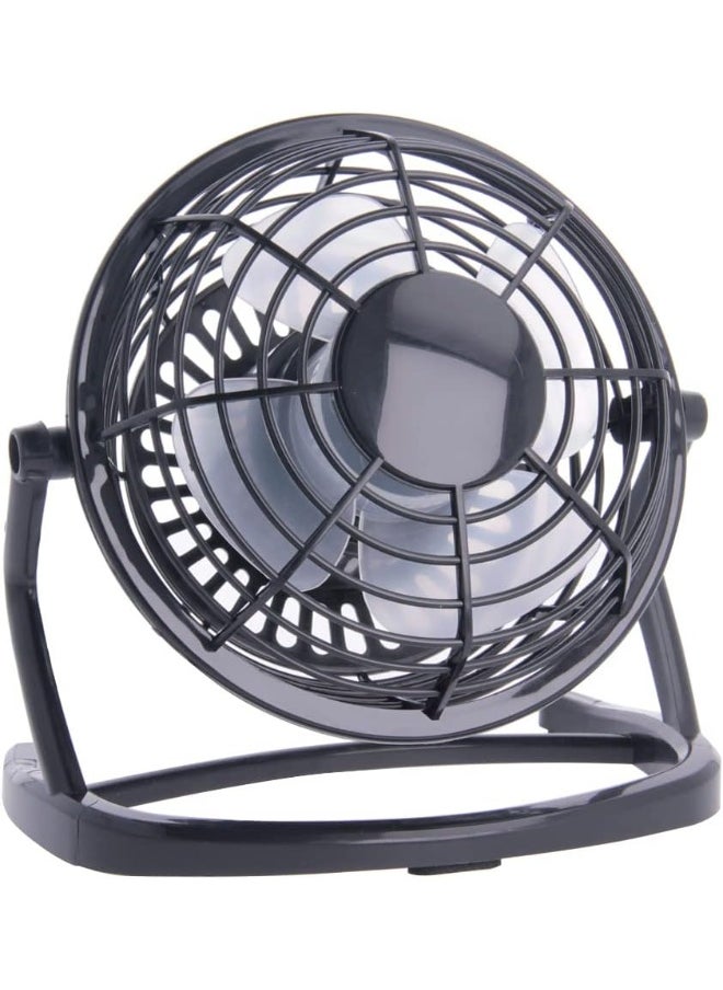 Generic Portable Mini USB Desk Fan – Quiet Operation – Compact Cooling Fan for Computer or Office – Black  - Image 1