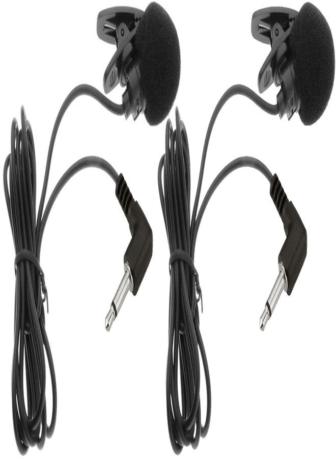 Akingdleo 2 pcs Portable Lapel mic 3.5mm Audio Compatible with Voice Amplifiers S6 - Image 1