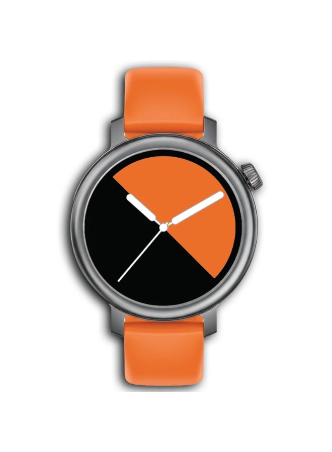 Smart Gate SGW-S1LPNK Smart Watch, 1.32 Inch AMOLED Display, IP68 Standard, Compatible with iOS and Android, 250mAh Battery, BLK.