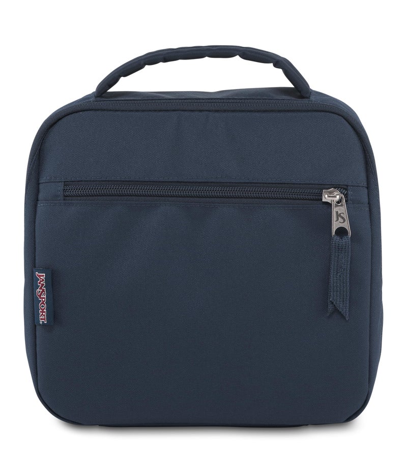JANSPORT حقيبة تبريد معزولة للغداء من JanSport - حقيبة نزهة مانعة للتسرب، باللون الكحلي - Image 1