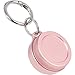 SOBAHIDO Daily Metal Carrying Case Portable Keychain Pill Holder Waterproof Small Travel pill Container for Earplugs Coins Compatible with Loop Eargasm Vibes Compact Mini Purse Pill Box Pink - Image 1