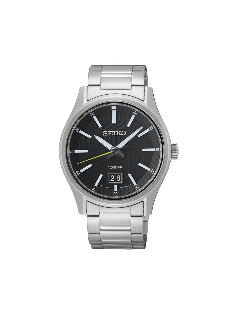 SEIKO SUR535P1 QUARTZ ANALOG 3 HANDS DATE MEN WATCH - Image 1