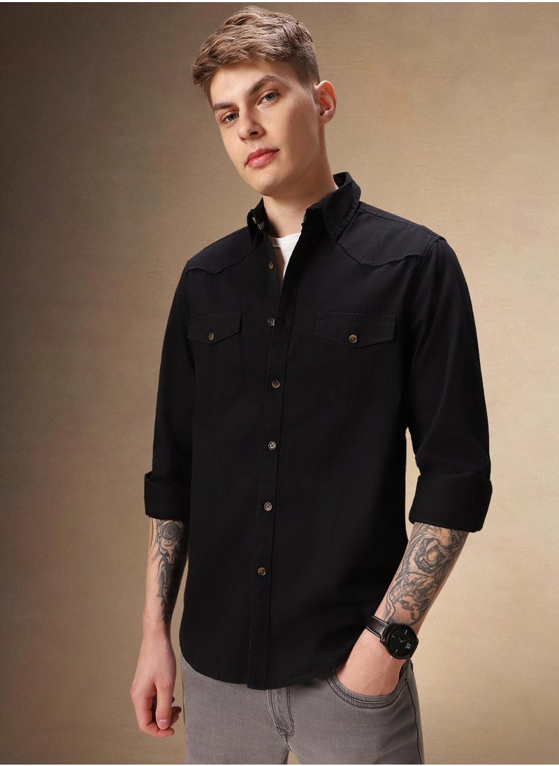 Black Shirt For Men For Men - pzsku/Z7F5ECD1D7C84D6227372Z/45/_/1734344510/cbf2333f-11df-43b1-8fb3-a4de41070eec