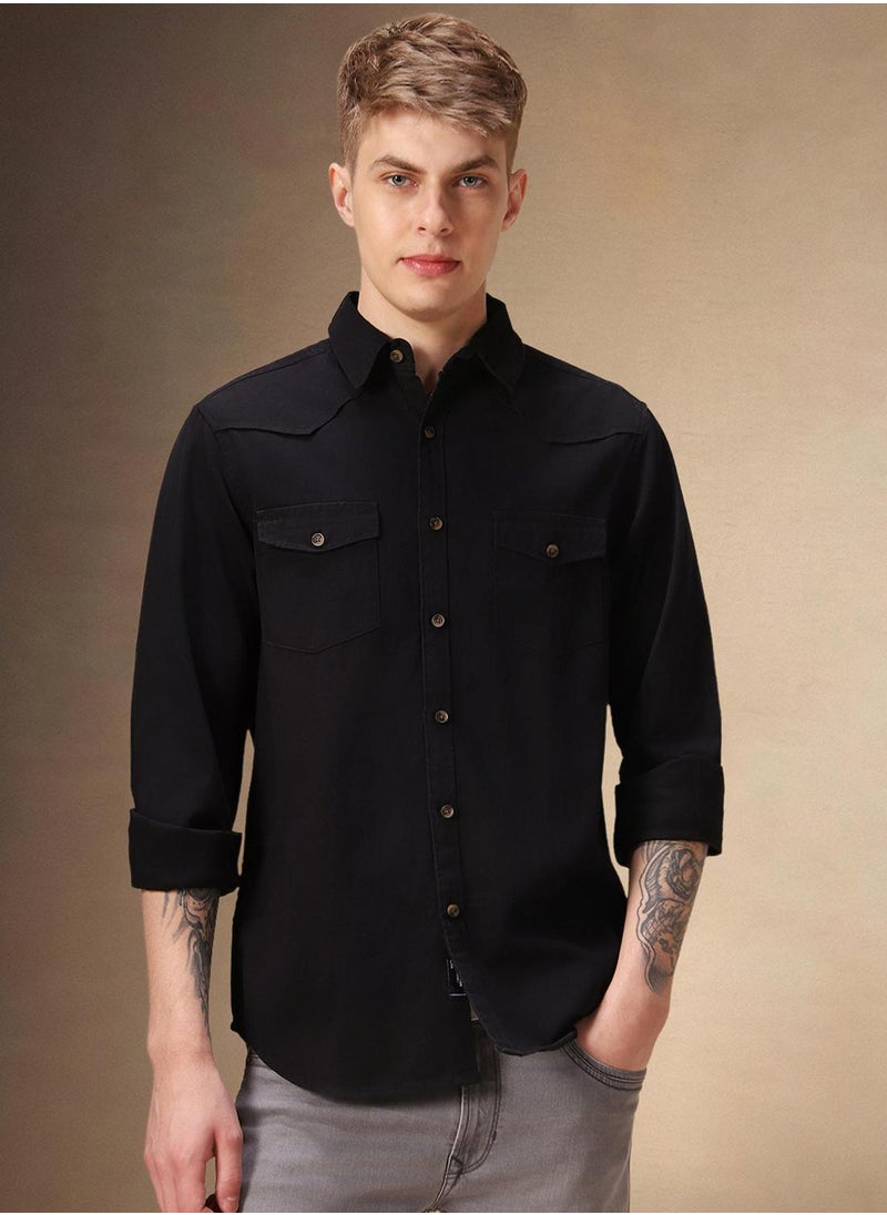 Black Shirt For Men For Men - pzsku/Z7F5ECD1D7C84D6227372Z/45/_/1734344515/a56f9bf6-56b8-4318-a661-ad79f8374503