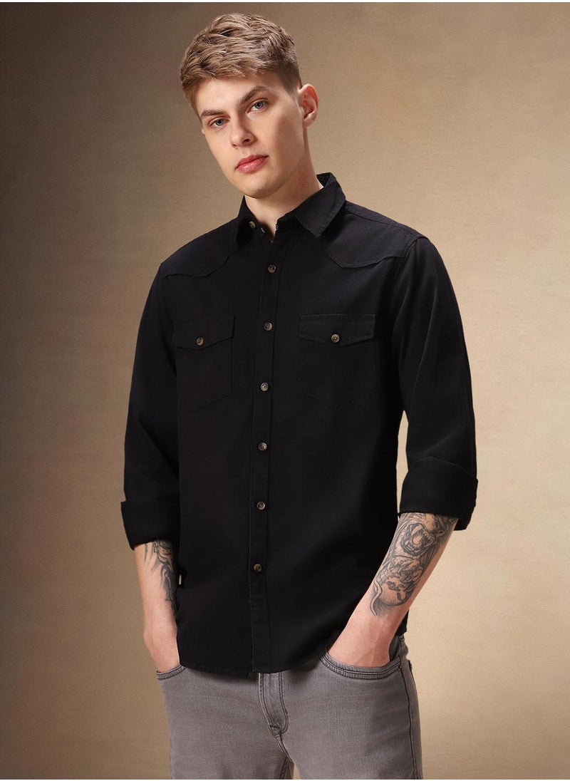 Black Shirt For Men For Men - pzsku/Z7F5ECD1D7C84D6227372Z/45/_/1734344524/f1f58f3a-e9c7-4edd-8edc-943fcb8c87c4