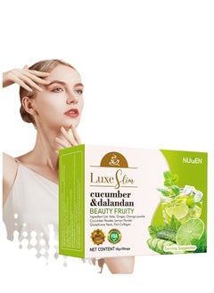 NUGEN Cucumber & Dalandan Beauty Fruity Tea,With  Glutathione And Collogen 10 Bags  - Image 1