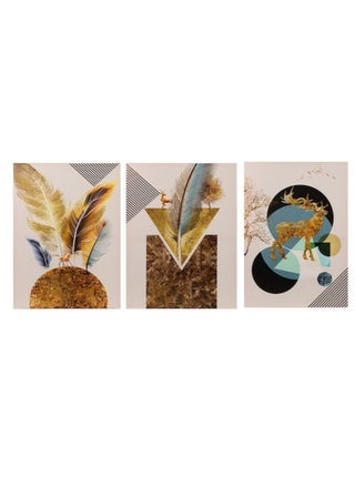 Tableau Wall Hanging High-quality digitally printed wall-mounted poster with a scratch-resistant and color-protective coating - 3pcs Multi color - pzsku/Z7F5EE80EF6DC08F15F7CZ/45/1742389625/34ea21f7-def3-474e-a983-f465ecbce1f5