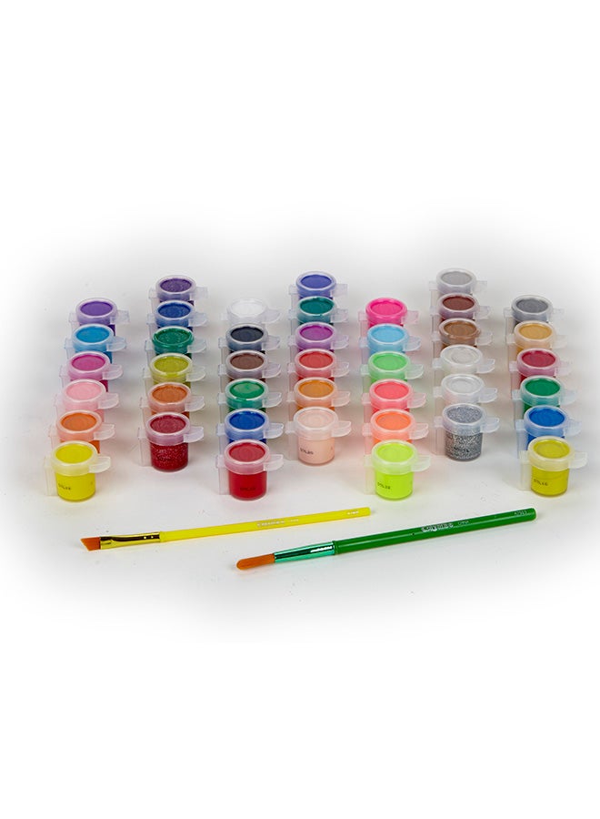 Crayola طقم طلاء قابل للغسل مع صينية خلط و2 فرشاة - Image 3