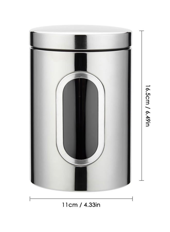 إسكدنيا طقم حافظات طعام من 3 قطع مزود بغطاء فضي 34Ø³Ù†ØªÙŠÙ…ØªØ± - Image 3