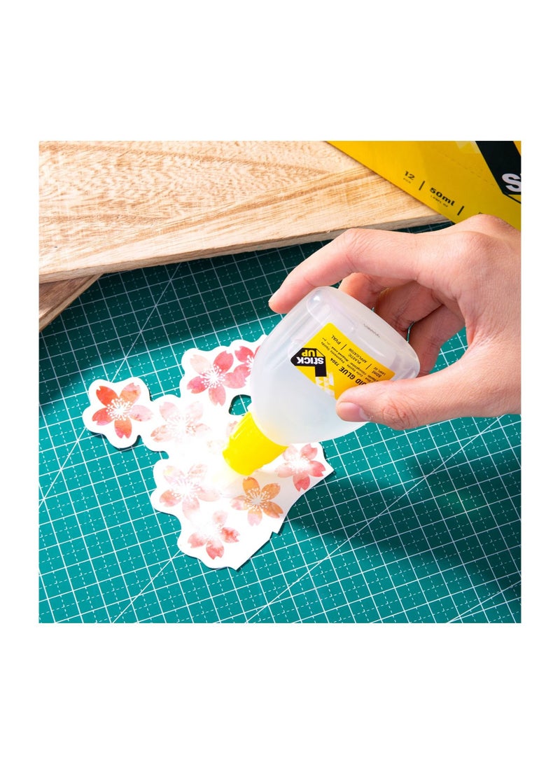 Deli 12-Piece Liquid Glue 50ml Content Per Bottle - Image 4