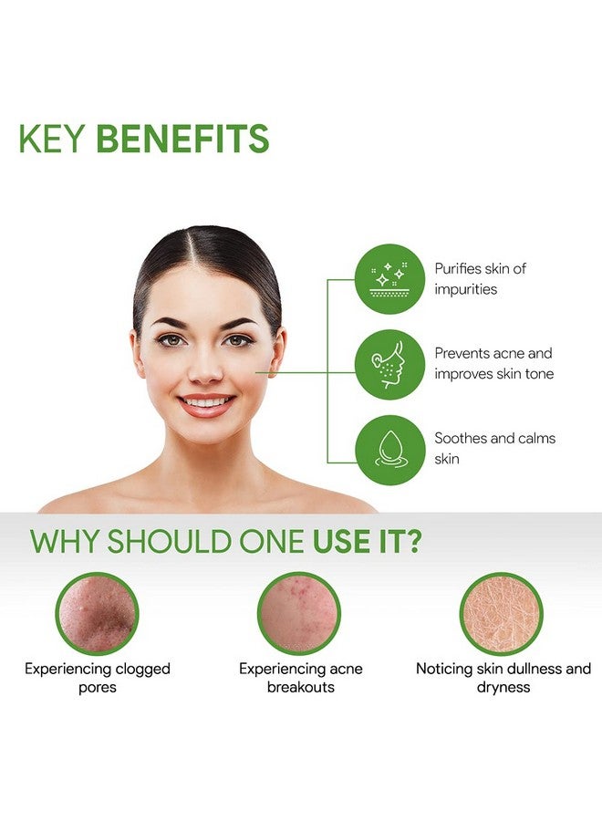 Good Vibes Green Tea Purifying Face Wash, 120 ml Helps Prevent Acne, Dirt Removal Deep Cleansing Natural Antioxidants Formula for All Skin Types, No Parabens & Mineral Oil - Image 3