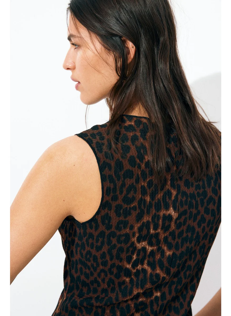 H&M Textured Jersey Waistcoat