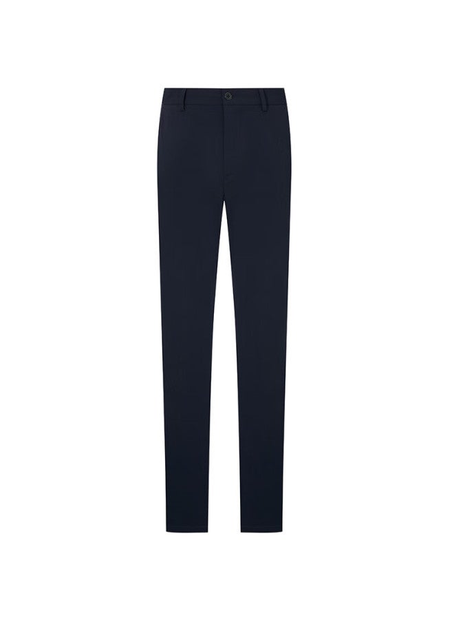 Saint Angelo Baoxiniao Lightweight Cool Casual Business Men's Straight Leg Trousers Etd241t03u Navy Blue 34 - Image 3