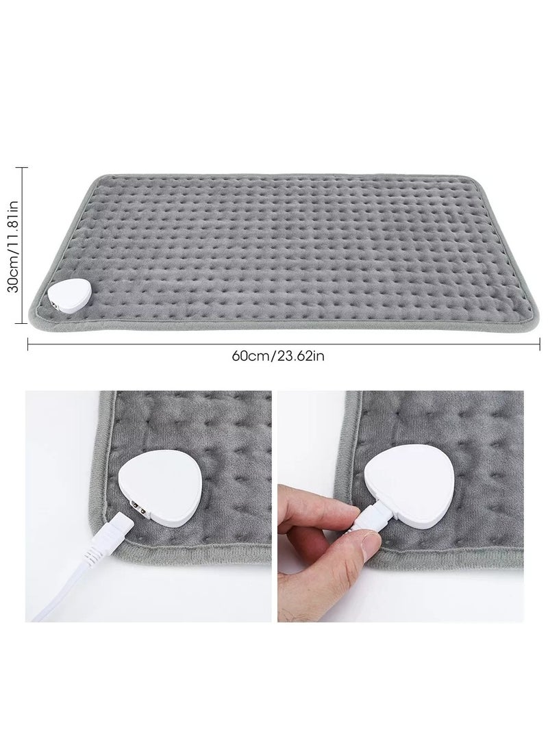 Loquat Electric Heating Pad for Back and Shoulders, 9 Heat Settings, Auto Shut-Off, Machine Washable, Portable Pain Relief Heating Pad - Image 2