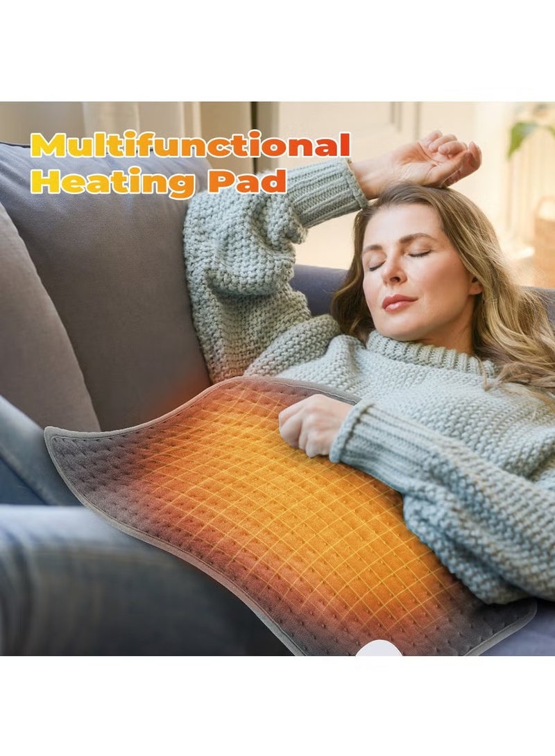 Loquat Electric Heating Pad for Back and Shoulders, 9 Heat Settings, Auto Shut-Off, Machine Washable, Portable Pain Relief Heating Pad - Image 4