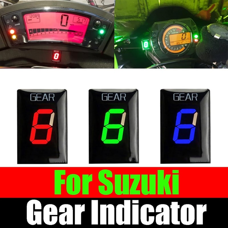 Vuzmode Green Gear Indicator for Suzuki B King - Image 5