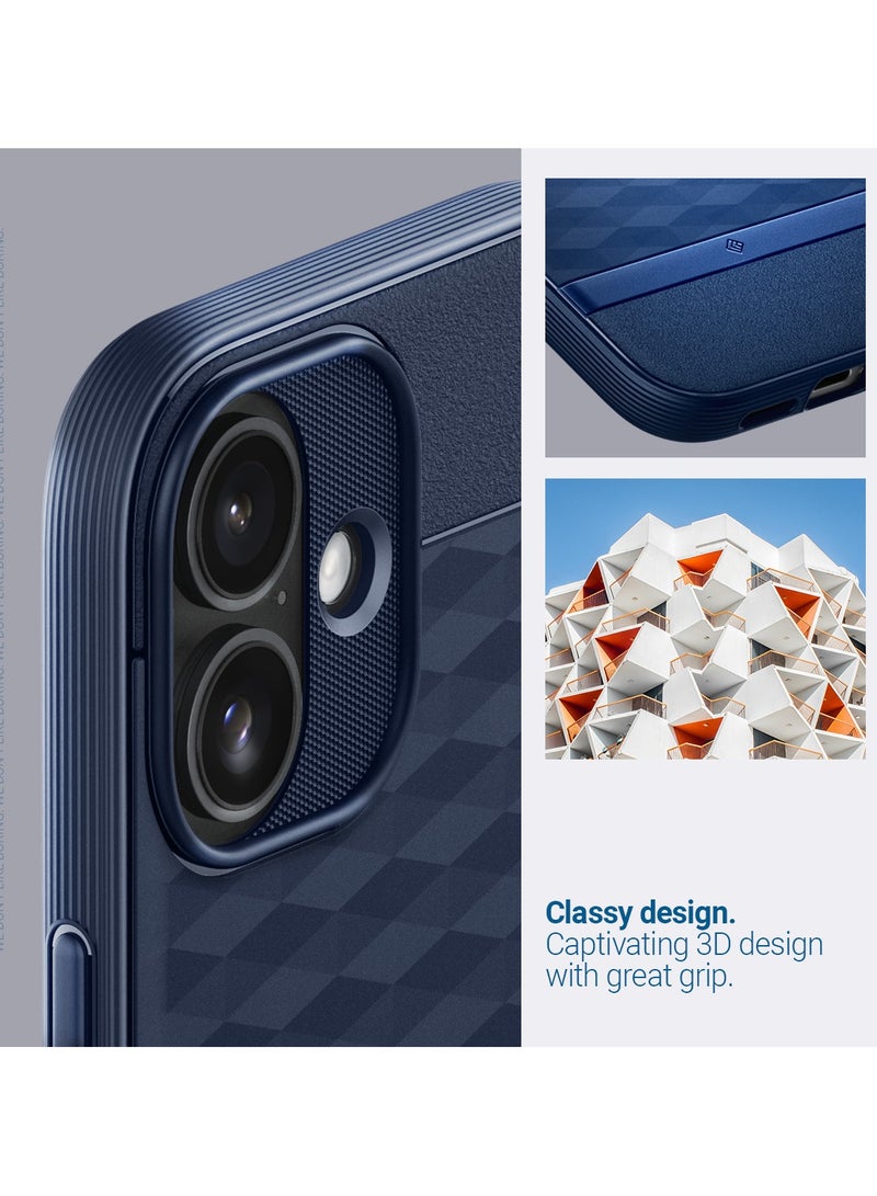 Caseology Parallax Mag for iPhone 16 MagSafe Case Cover Military Grade - Midnight Blue - Image 3