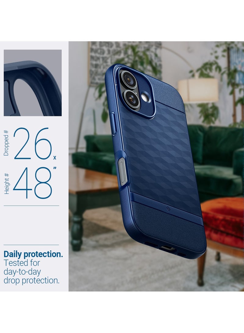 Caseology Parallax Mag for iPhone 16 MagSafe Case Cover Military Grade - Midnight Blue - Image 4