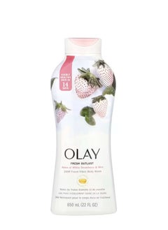 Olay Olay Fresh Radiance Body Wash - Strawberry & Mint - 22 fl oz / 650 ml - Packaging may vary  - Image 1