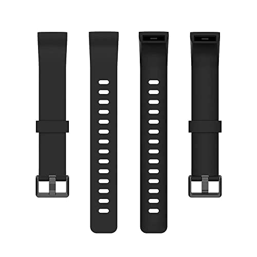VEROX Replacement Strap Compatible with Realme Smart Band Watch Bracelet RMA 183 Strap- Pack of 2 (Black & Green) - Image 3