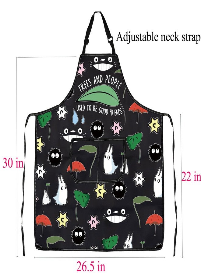 BNQL Anime Apron Cartoon Movie Anime Inspired Gifts for Anime Lover Gifts for Anime Fans Animated Movie Merch Anime Cooking Apron - Image 2
