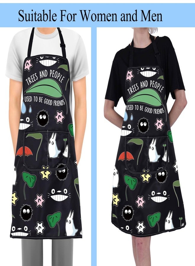 BNQL Anime Apron Cartoon Movie Anime Inspired Gifts for Anime Lover Gifts for Anime Fans Animated Movie Merch Anime Cooking Apron - Image 4