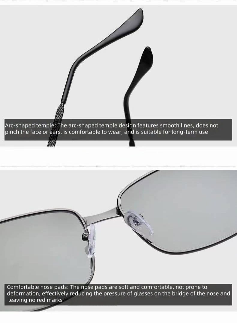 Akali Smart color - changing, anti - ultraviolet, polarized sunglasses - Image 3