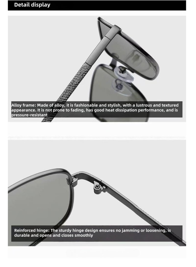 Akali Smart color - changing, anti - ultraviolet, polarized sunglasses - Image 2
