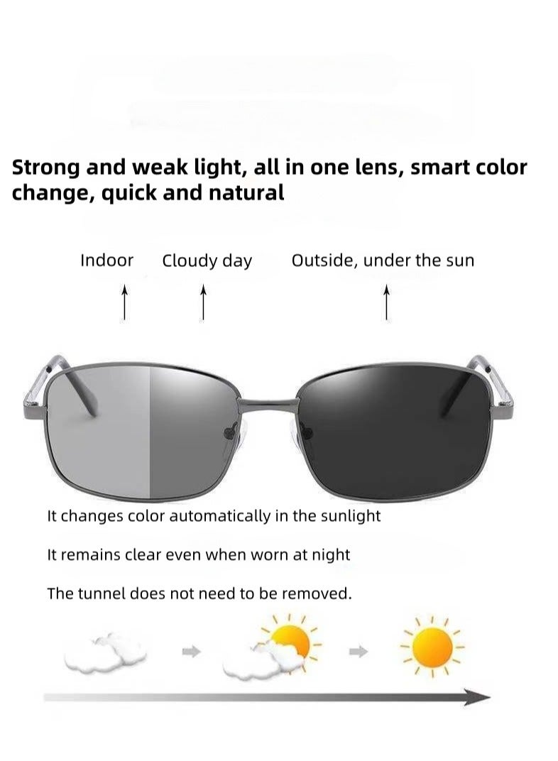 Akali Smart color - changing, anti - ultraviolet, polarized sunglasses - Image 1