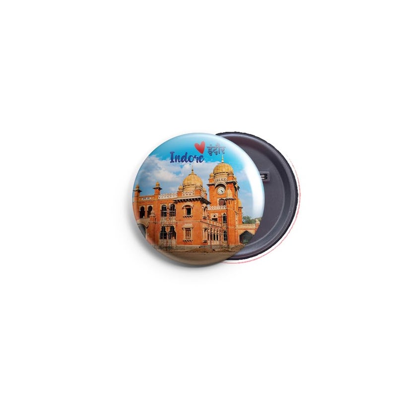 AVI 58mm Regular Size Metal Fridge Magnet Multicolor Indore Madhya Pradesh Travel MR8002562 - Image 1