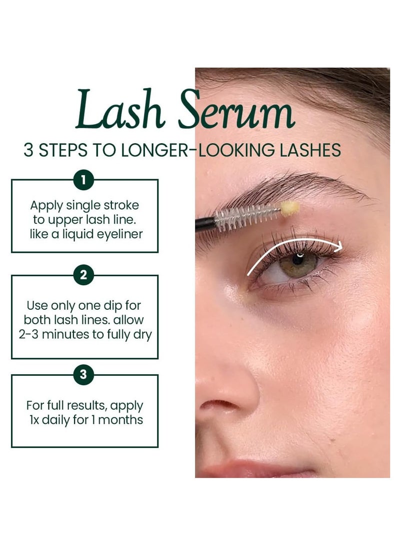 ViveLab Biotin Lash Serum - Eyelash & Eyebrow Growth Serum. Eyelash & Eyebrow for Thick Lashes and Brows Korean Dermatologist-Conceived 0.35oz - Image 4