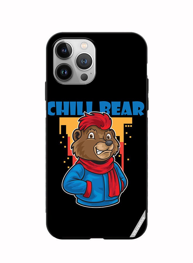 VR CREATIVE Protective Case Cover For Apple iPhone 11 Pro Max Chill Bear Design Multicolour - Image 1