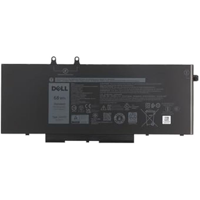 rayihni BATTERY FOR LATITUDE 5401 TYPE 3HWPP PART NUMBER 3PCVM 1VY7F JG75F 4 CELLS 68WH - Image 1